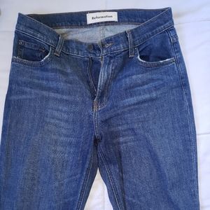 Reformation Claudia Mid Slim Jean